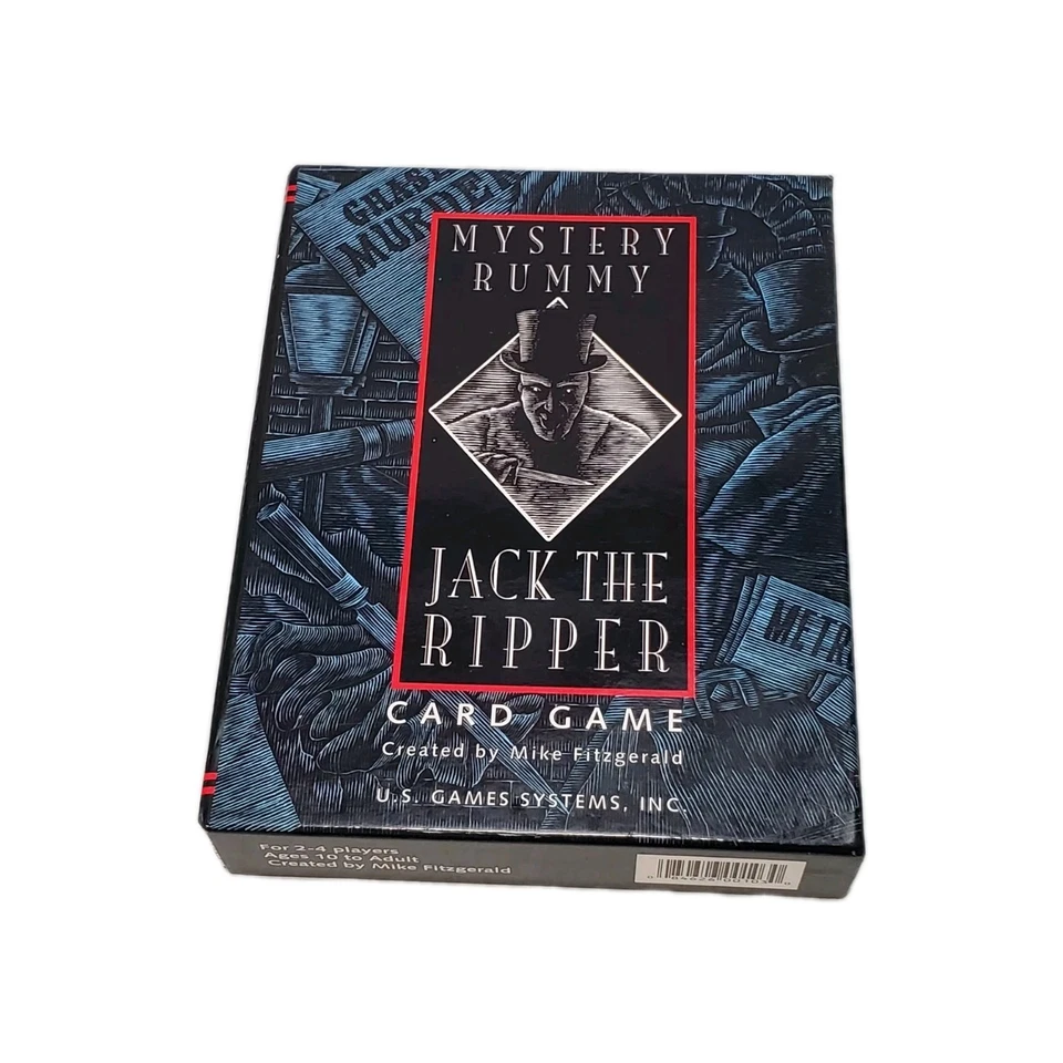 Mystery Rummy Case No. 1 Jack The Ripper Card Game by Mike Fitzgerald Complete - Image 1 of 4