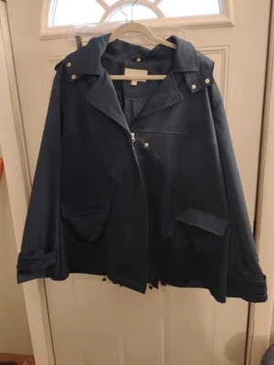 Chaqueta con capucha extraíble Woman Within talla 2x Foto 1 de 4