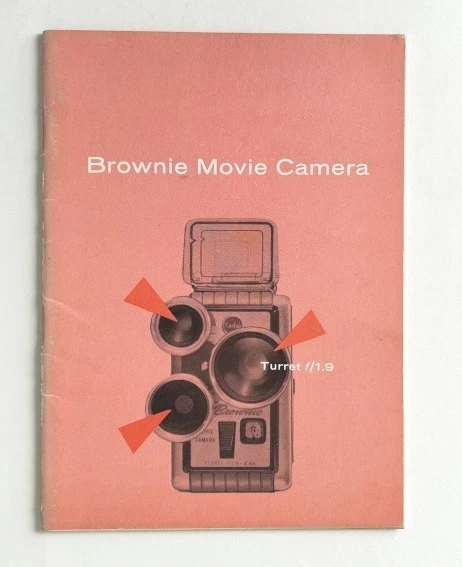 Torreta para cámara de película Kodak Brownie f/1,9 manual de instrucciones Foto 1 de 1
