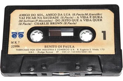 Benito Di Paula - Melhores Momentos Cassette Tape Brazil 1987 Samba PLAY TESTED - Image 1 of 4