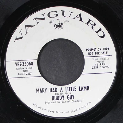 BUDDY GUY: mary had a little lamb / sweet little angel VANGUARD 7" Single 45 RPM - Image 1 of 2