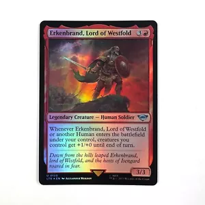 Erkenbrand, Lord of Westfold 123 - MTG UB: The Lord of the Rings - NM Foil - Picture 1 of 2
