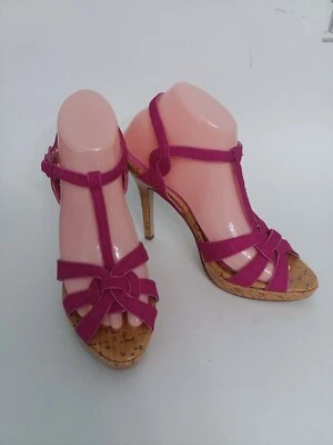 ZAPATOS CASA MUÑECA MUJER TALLA 8 (TACÓN 4,5 PULGADAS) Rosa.  Foxy 23 Foto 1 de 4