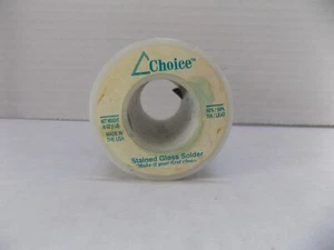 50/50 STAINED GLASS SOLDER BY MIXED BRANDS  1 LB. SPOOLSPO OLDER STOCK - Picture 1 of 3