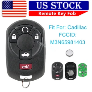 Smart Remote Key Fob for Cadillac STS 2005-2007 M3N65981403 - 10372541 Unlocked - Picture 1 of 8