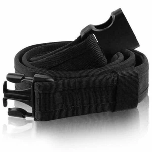 Men's Plastic Cam Buckle Nylon Canvas Tactical Waistband Webbing Military Belt - Picture 1 of 11