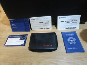 Toyota Land Cruiser 2002 manual del propietario juego de libros + estuche + navegación todos los modelos - Imagen 1 de 1