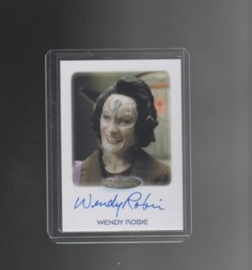 Women of Star Trek Art & Images Wendy Robie autograph card
