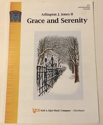 KJOS Нотный Музыкальный Центр Сценические Соло Фортепиано Поздний Средний ~ Grace & Serenity - Изображение 1 из 3
