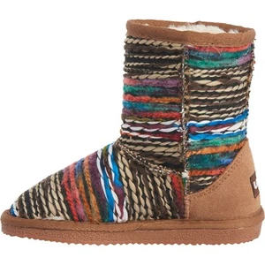 LAMO Footwear Toddler Girl's 9T Faux Fur Sheepskin lining Winter Boots - Brown - Picture 1 of 6