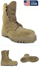 McRae Military Boot Hot Weather Steel Toe in Coyote Brown Size 9.5 - Picture 1 of 4