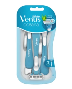 Gillette Venus Oceana Women's Disposable Razors (3s) 3 per pack - Picture 1 of 2
