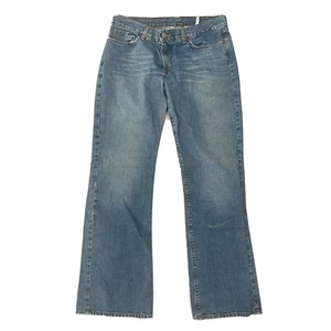 Lucky Brand Dungarees Women's Size 14/32 Straight Leg Blue Denim Jeans - Picture 1 of 9