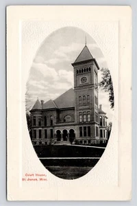 Court House St. James Minnesota Watonwan County District Vintage Posted Postcard - Picture 1 of 4