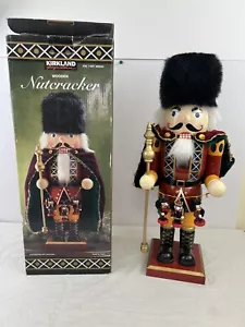 18" Kirkland Signature Nutcracker Drummer Wooden Hand-painted - Picture 1 of 14