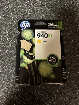 HP - Officejet 940XL Ink Cartridges - Black And Yellow  NEW Expired Jan 2015 - Image 1 of 4