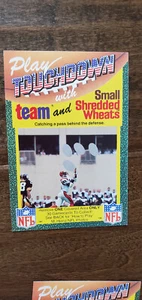 1989 TOUCHDOWN UK ENGLAND NFL CARD BENGALS STEELERS CATCHING PASS EDDIE BROWN - Picture 1 of 1