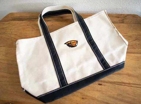 NWOT LL Bean Boat and Tote OSU Oregon State Beaver NCAA Canvas Bag Rare Limited Cover