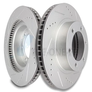 For Toyota 4Runner FJ Cruiser Tacoma 2WD 4X4 4WD Front 319 mm Brake Disc Rotors - Picture 1 of 6