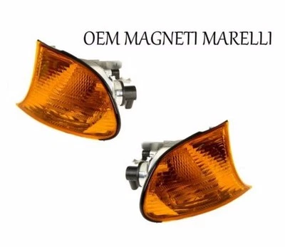 Juego de conjunto de señal de giro izquierda y derecha OEM Magneti Marelli para BMW E46 323Ci Foto 1 de 2