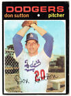 Don Sutton 1971 Topps Los Angeles Dodgers card #361 (vg) E