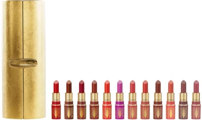 MAC Golden Girls MINI Lustreglass Lipstick Set, NIB AUTHENTIC (LIMITED EDITION) - Image 1 of 4