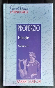 GRANDI CLASSICI LATINI E GRECI ELEGIE 1 - PROPERZIO - FABBRI - Picture 1 of 1