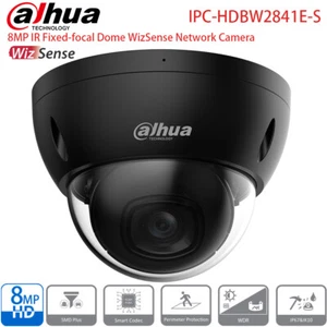 Cámara IP domo IPC-HDBW2841E-S 8MP Dahua 4K WizSense IR SMD Plus MIC EE. UU. negra - Imagen 1 de 1