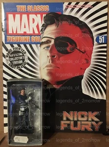 EAGLEMOSS KLASSISCHE MARVEL FIGUR SAMMLUNG - AUSGABE 51 NICK FURY - BESCHÄDIGT - Bild 1 von 2