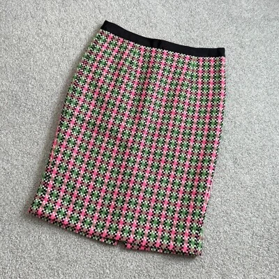 Boden British Tweed Pencil Skirt Office Wool Winter Spring US 2P - Image 1 of 4