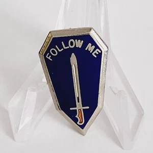 Infanterieschule unverwechselbare Einheit Abzeichen Armee Wappen DUI DI NSM Pin Rückseite - Bild 1 von 2