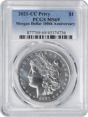 2021-CC Privy Morgan Silver Dollar MS69 PCGS - Image 1 of 2