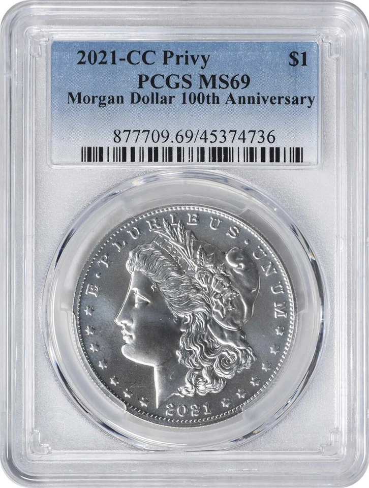 2021-CC Privy Morgan Silver Dollar MS69 PCGS - Image 1 of 2