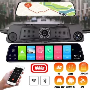 Rearview 1080P Mirror Car DVR Dual Dash Cam Camera Front Rear HD Video Recorder - Picture 1 of 16