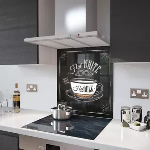 Glasrückwände flach weiß Kaffeeglas und Zubehör - von Premier Range - Bild 1 von 6