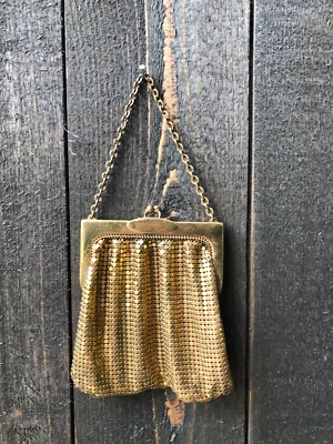 Whiting & Davis Chainmail Purse Small Vintage 70s - Image 1 of 3