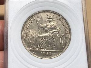 50 Cent Nikel 1946 Indochine Coins Original Vintage_LDP Shop. - Picture 1 of 2