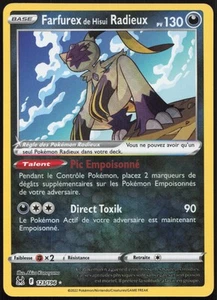 Carte Pokémon Farfurex de Hisui Radieux 123/196 Origine Perdue Français - Picture 1 of 2