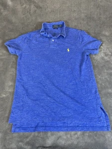 Polo Ralph Lauren vestibilità classica polo blu con pony giallo uomo taglia M - Foto 1 di 9