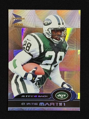 Curtis Martin 2000 Pacific Prism Prospects #62 Holographic Mirror /75 Jets - Image 1 of 2