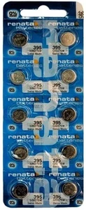 New Renata Batteries 10 Pcs/ 1 Card Silver Oxide Battery SR927SW, 395 - Picture 1 of 1
