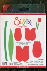 Sizzix Originals Cuts 654666 Paper Sculpting Flower Tulip Scrapbook Die NIB - Picture 1 of 3
