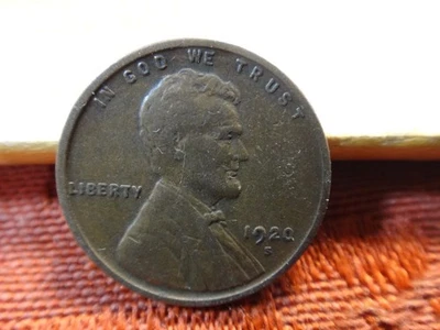 1920-S United States Lincoln Wheat Penny Cent 1c - Free S&H USA (10-23) - Image 1 of 2