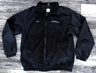 Vintage Nike Jacksonville Jaguars Vented Windbreaker Jacket Mens Size Medium - Image 1 of 4
