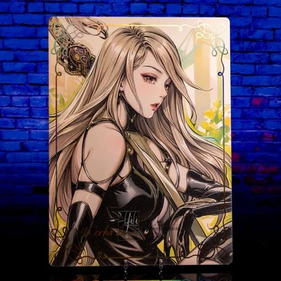 A2 Oversized A4 Premium Card Double sided SSP Gold Foil Board NieR:Automata - Image 1 of 2