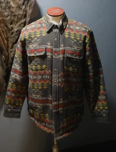 NEW Pendleton MEN DOUBLESOFT SHERPA-LINED SHIRT JACKET Aztec Pattern Snaps NWT - Picture 1 of 12