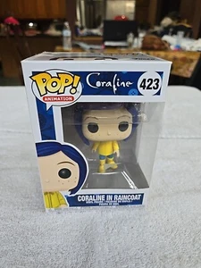 Funko Pop! Vinyl: Coraline - Coraline in Raincoat (Chase) #423 Never Open NOS - Picture 1 of 7