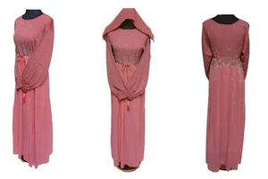 Abaya Kaftan Farasha muslimische Gebetskleidung jilbab jalabiya Burka-Größe - Bild 1 von 4