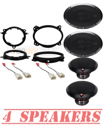 Rockford Fosgate Front & Rear Door Speaker install for 2007-2021 Toyota Tundra