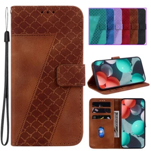 For Moto G04 G24 G34 G14 G54 G84 Shockproof Wallet Leather Card Slots Phone Case - Picture 1 of 42